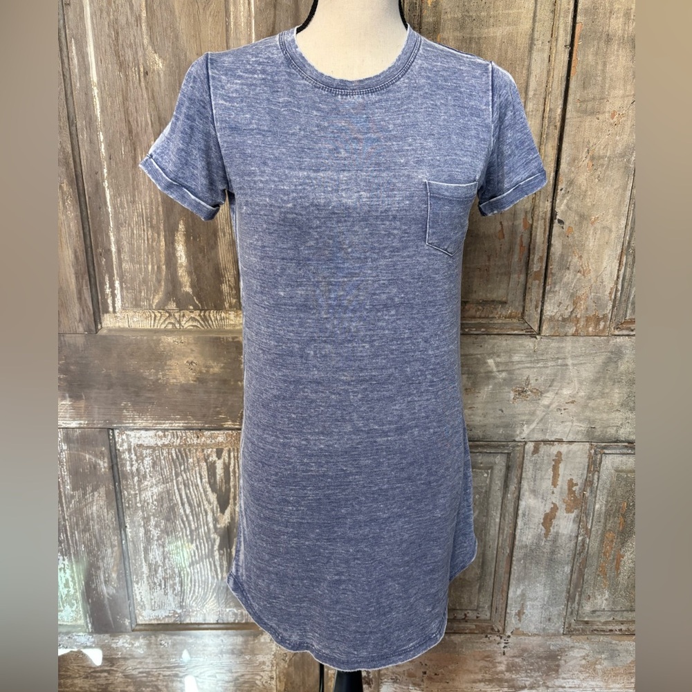 ⭕️Exist Faded Blue T-Shirt  Dress summer or spring women’s Small